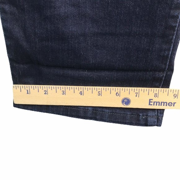 Gloria Vanderbilt Womens Jeans Alana Bootcut Size 6 Dark Wash Mid Rise Stretch - Picture 4 of 10